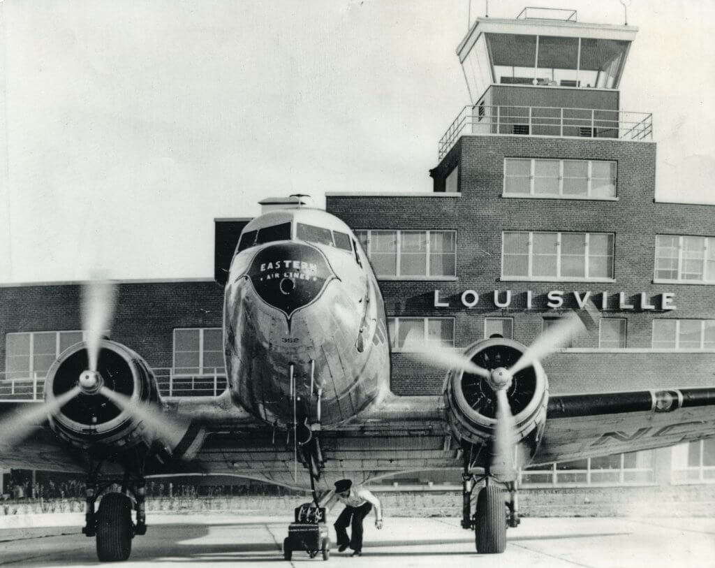 Historic photo of Lee Terminal Louisville Airport