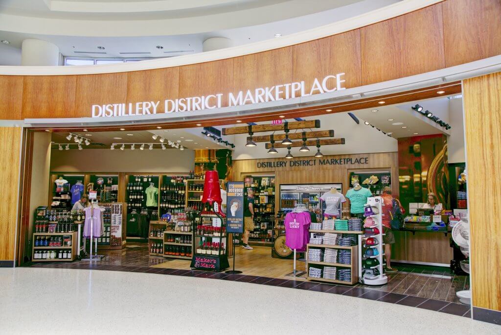 Distillery District Marketplace in Louisville Muhammad Ali International Airport