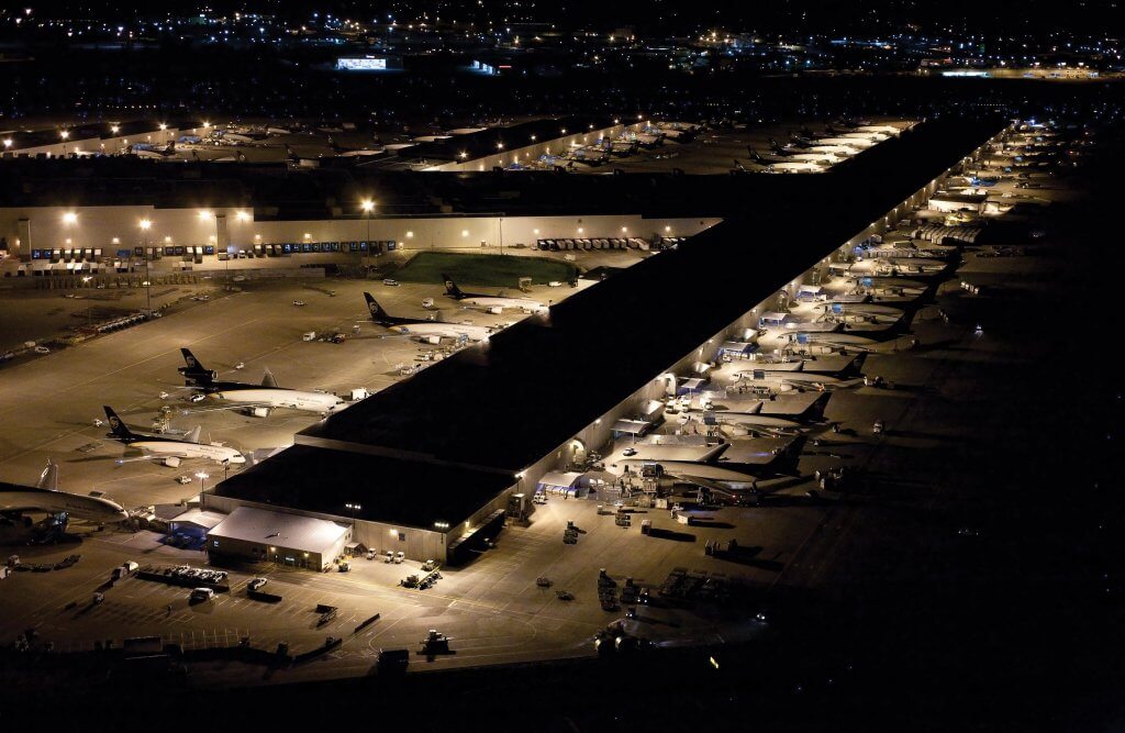 SDF Louisville International Airport in Louisville Kentucky USA