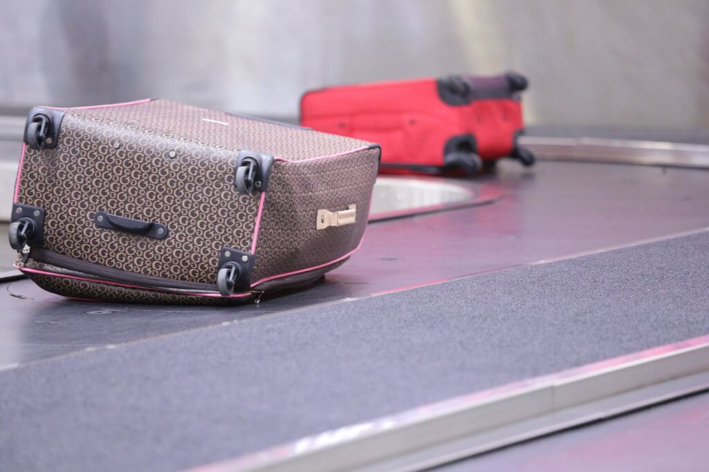 Suitcase at Baggage Claim