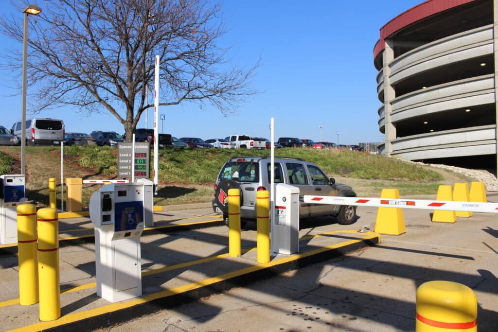 Entrance to Parking Garage